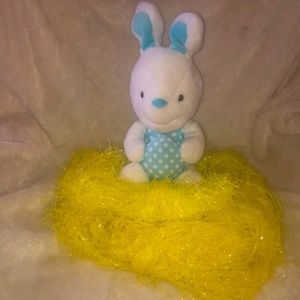 Polka dot pretty Bunny with Easter egg